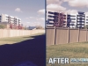 fence-painting-commercial-before-after