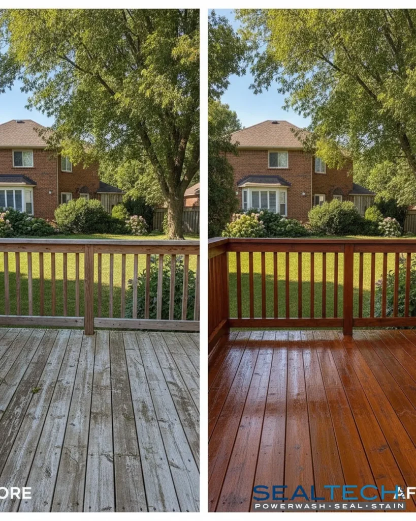 cleaning your wood deck and painting