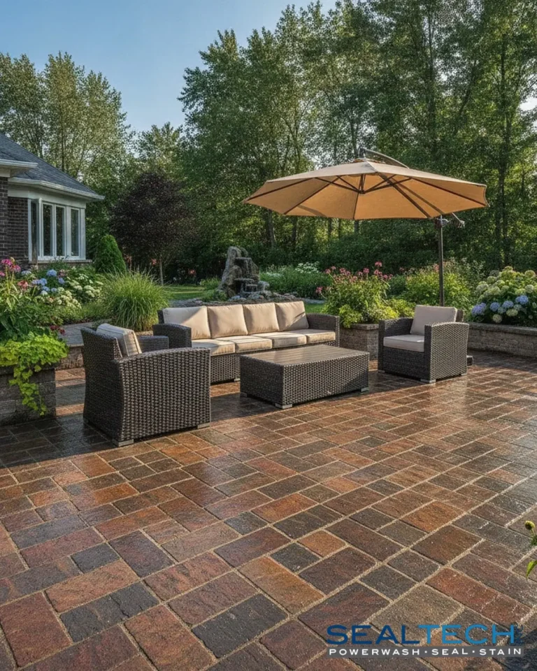 cleaning your stone interlocking